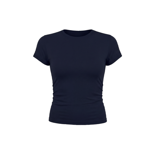 granatowy top baby tee