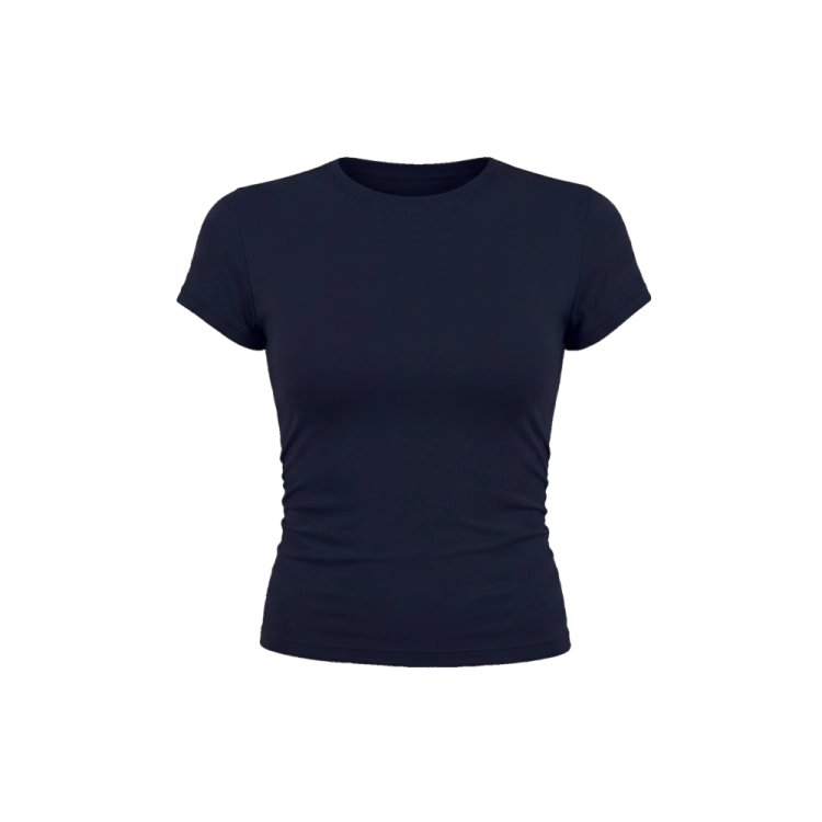 granatowy top baby tee
