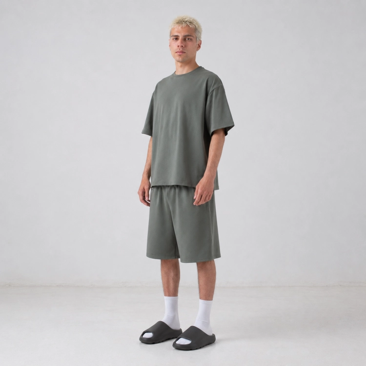 olive bermuda shorts 3/4