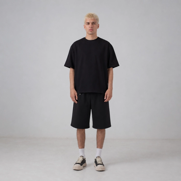 black tee