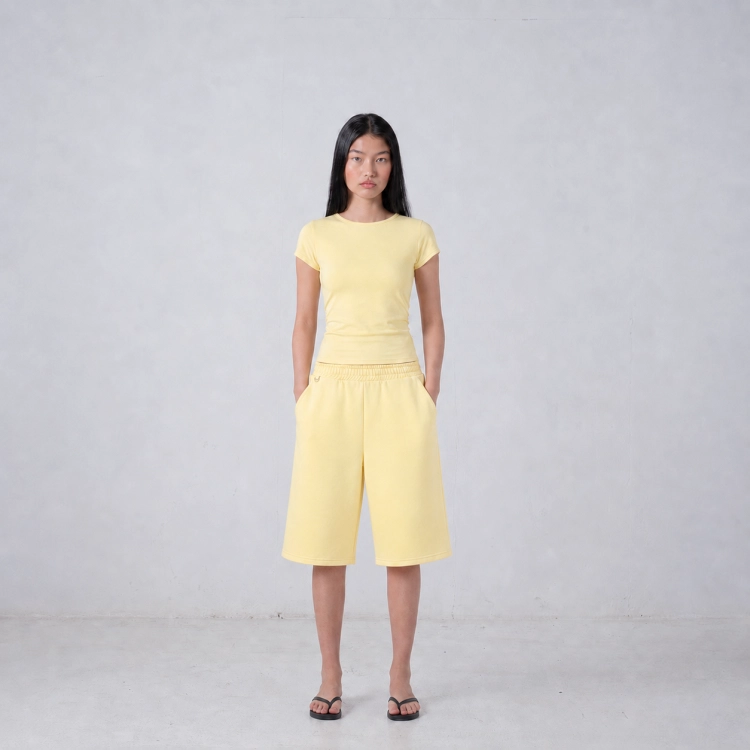 butter bermuda shorts