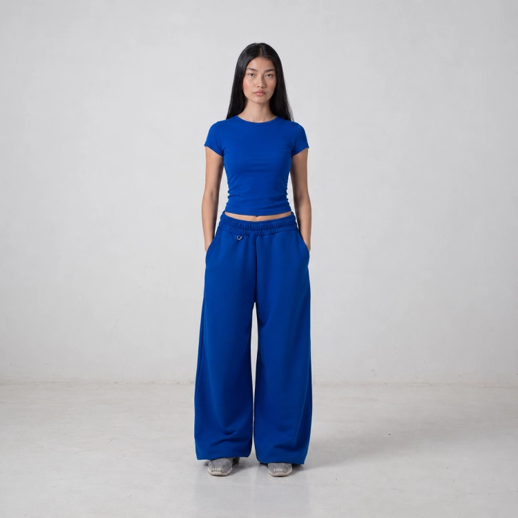 cobalt baby tee