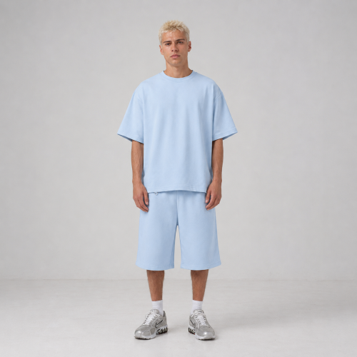 baby blue tee