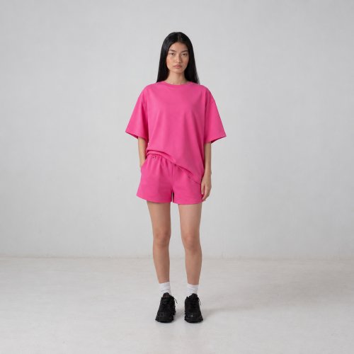 fuchsia tee