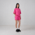 fuchsia tee 3/4