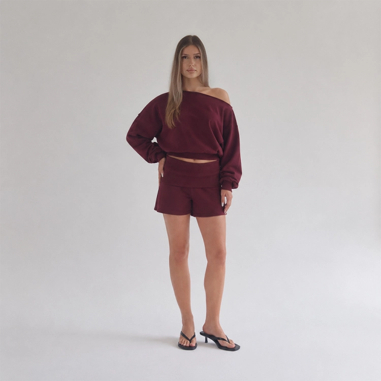 borgundy off shoulder shorts.jpg
